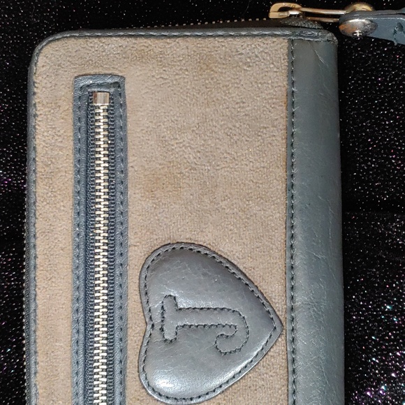 Juicy Couture y2k Vintage Velour Scottie Large Wallet - Picture 7 of 16